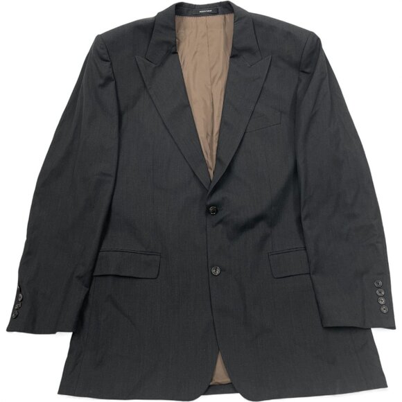Hugo Boss Ryan Vegas Men's 46L Dark Brown Wool Blazer Sport Coat Jacket 46 Long - Picture 1 of 11